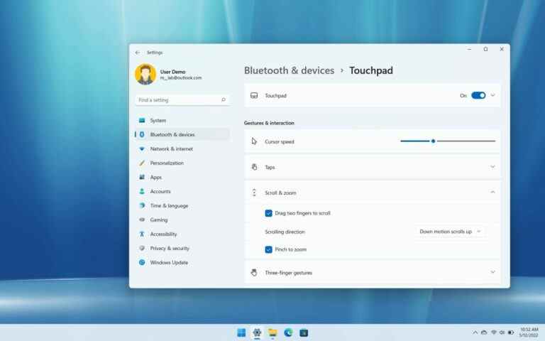 Comment activer le défilement inversé de la souris et du pavé tactile sous Windows 11