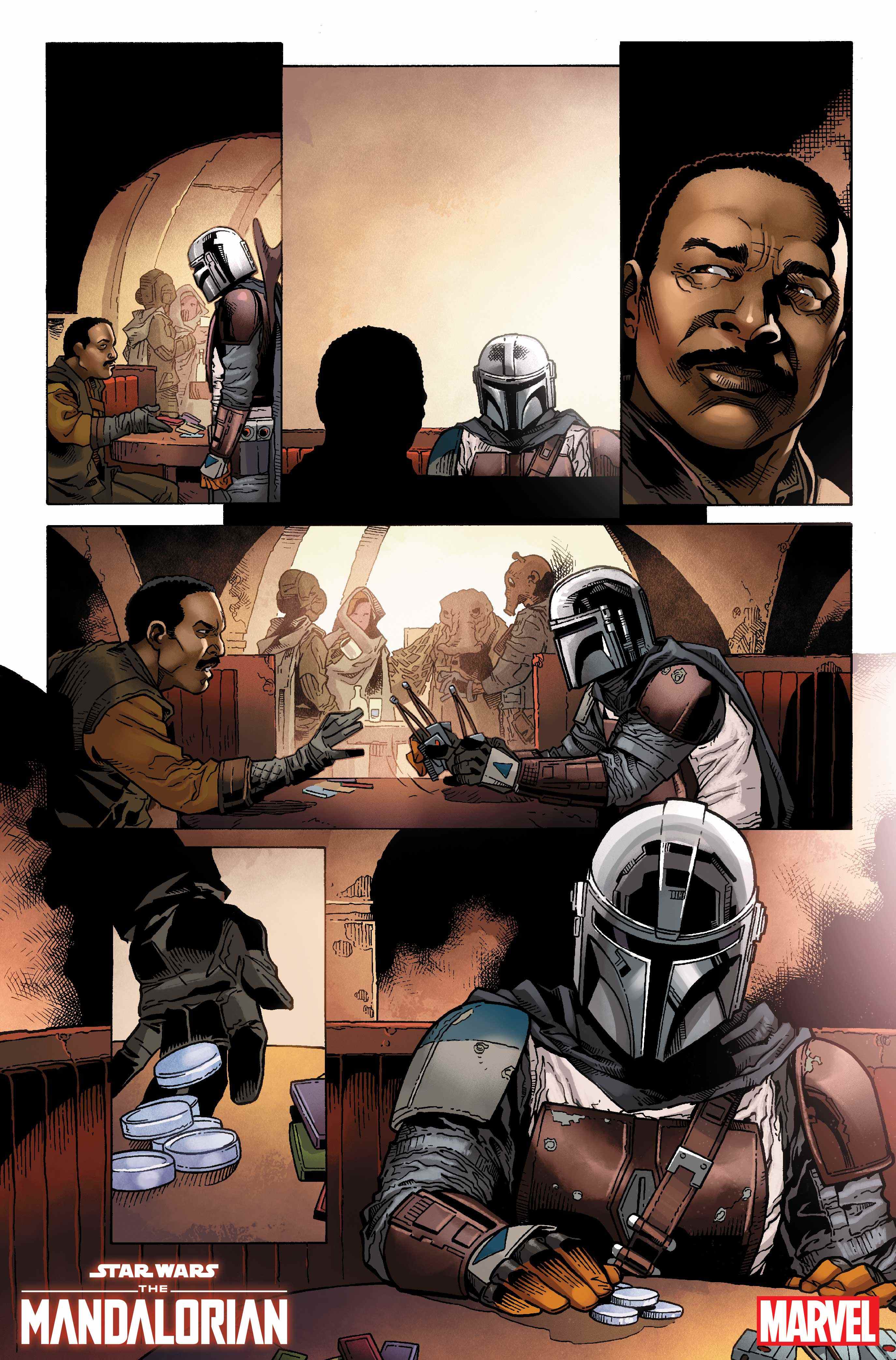 Star Wars: L'art intérieur Mandalorian # 1 par Georges Jeanty