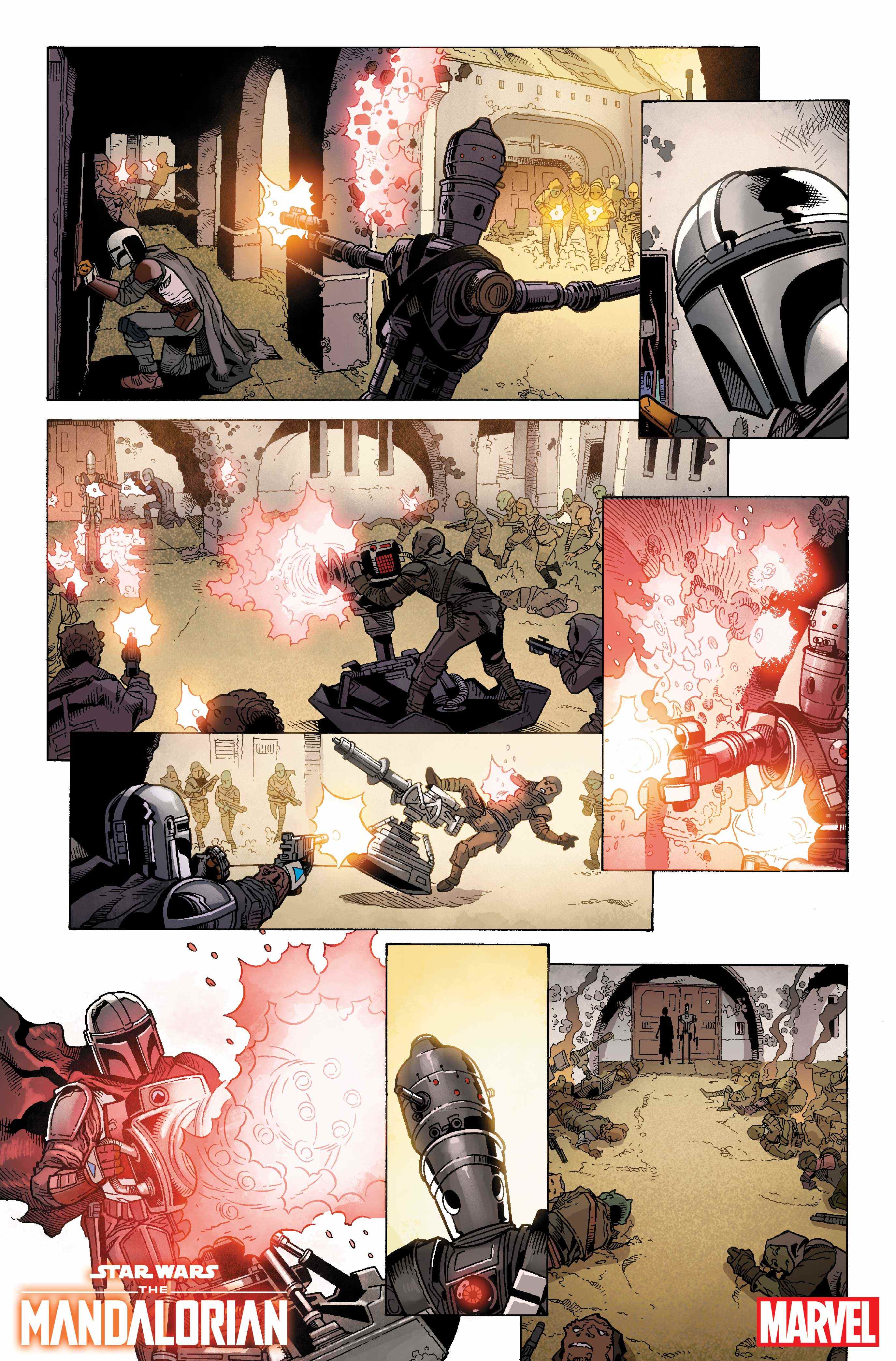 Star Wars: L'art intérieur Mandalorian # 1 par Georges Jeanty