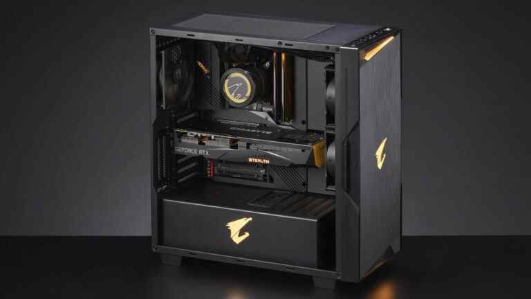 Le PC de jeu Project Stealth Gigabyte Aorus fait ses adieux aux fils
