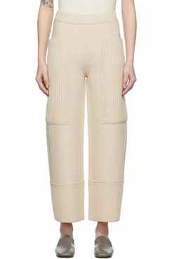 By Malene Birger Pantalon de survêtement blanc cassé Beau