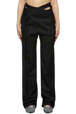 Pantalon de costume portefeuille noir Ottolinger