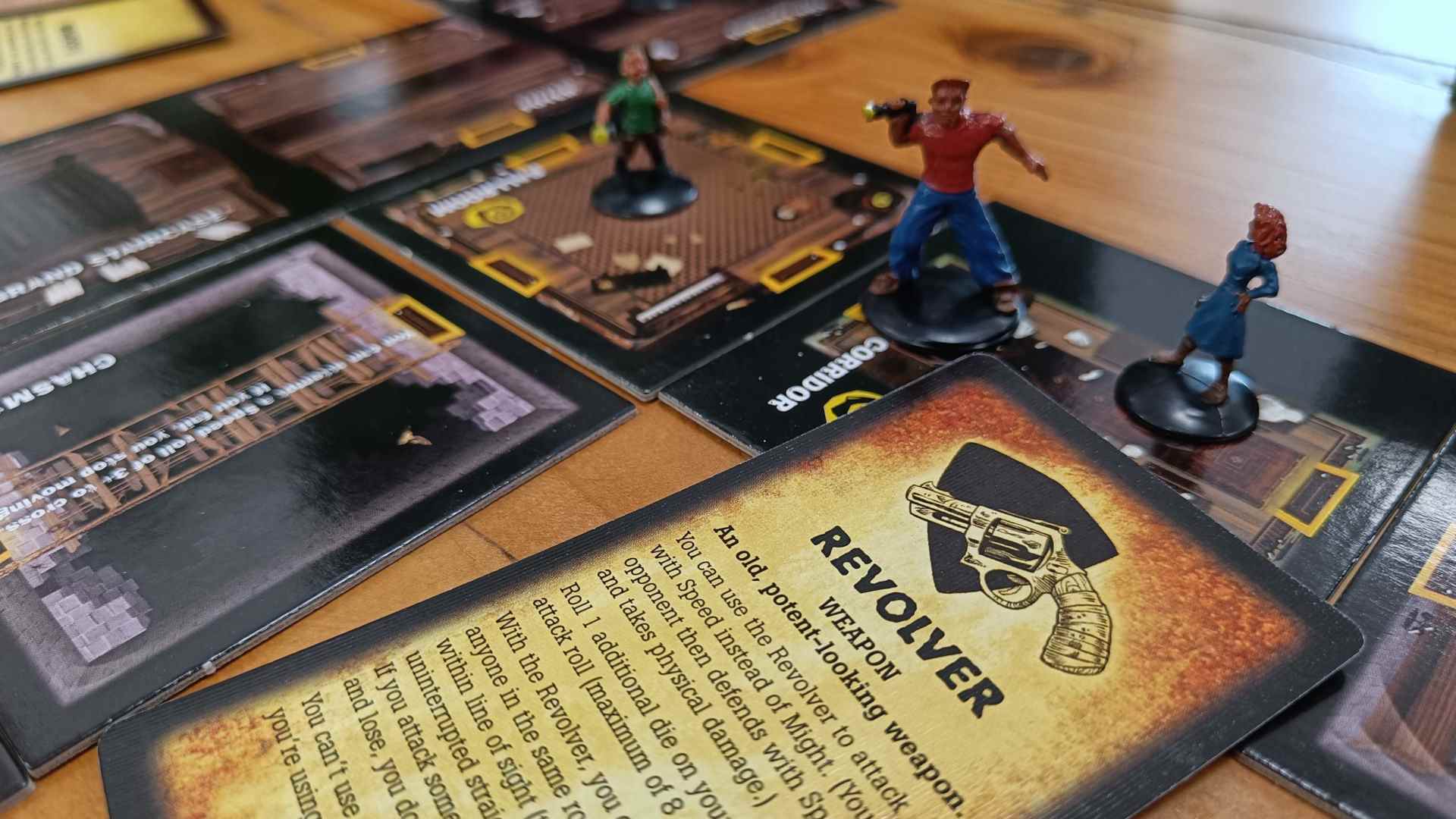 Betrayal at House on the Hill 2e édition jetons, tuiles et cartes