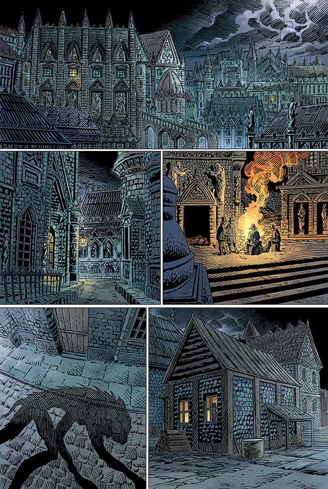 Bloodborne: art intérieur de la Dame aux lanternes par Piotr Kowalski