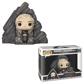 Game of Thrones Daenerys sur Dragonstone Throne Pop!  Vinyle de luxe