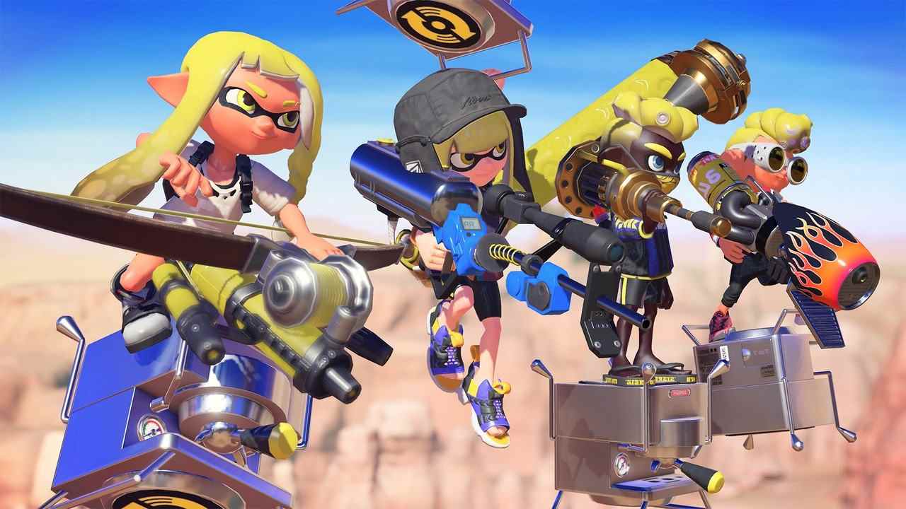 Nintendo montre un tas d'armes Splatoon 3 sur Twitter
