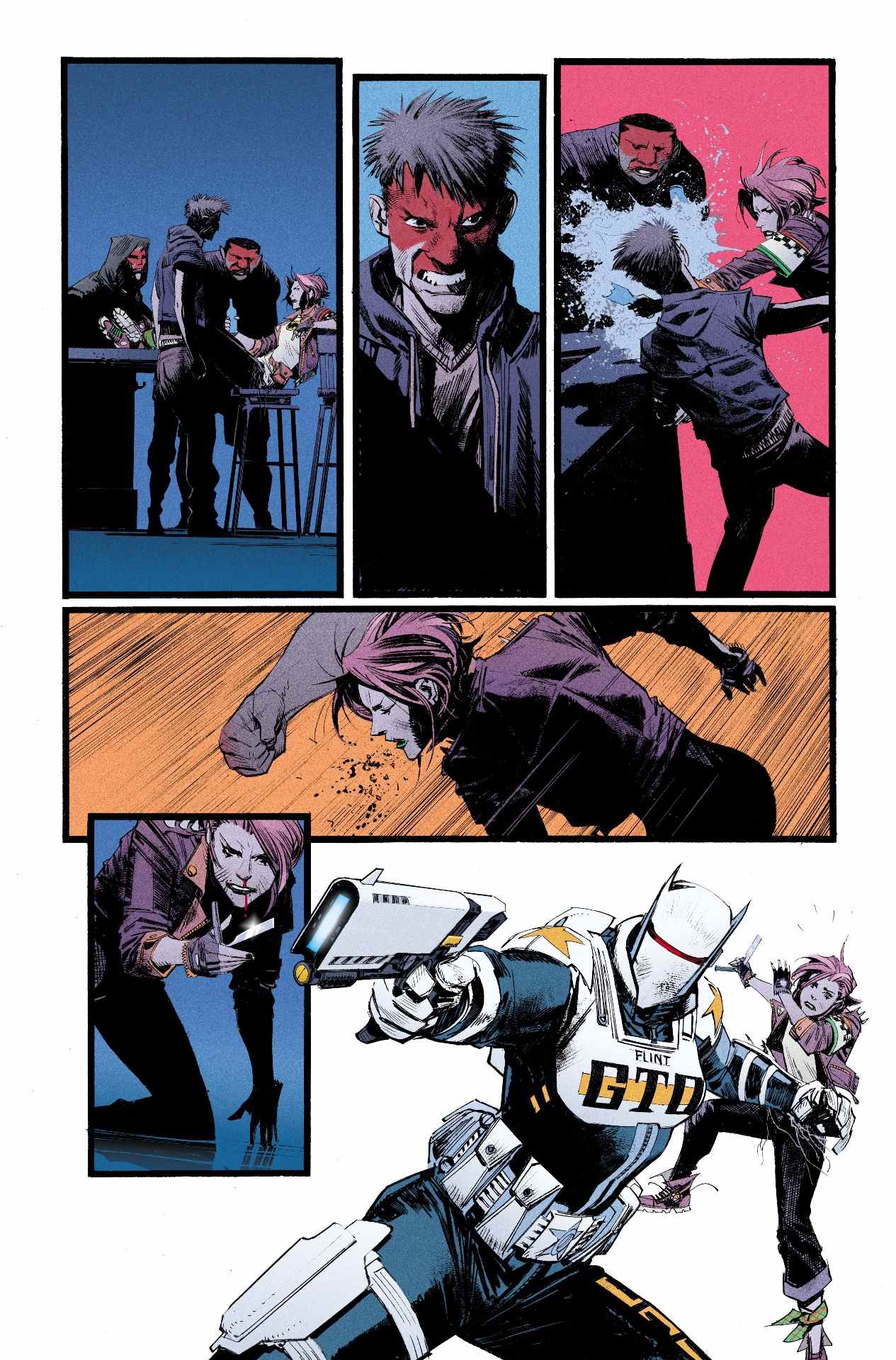 Page Batman : Au-delà du chevalier blanc #3