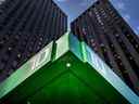 TD Bank dans le quartier financier de Toronto. 