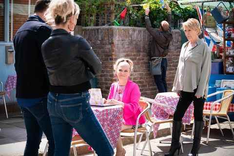 mick carter, janine boucher, linda carter, shirley carter, eastenders