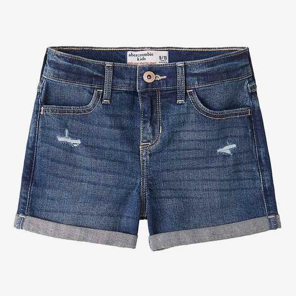 Short Abercrombie Kids Core à taille haute