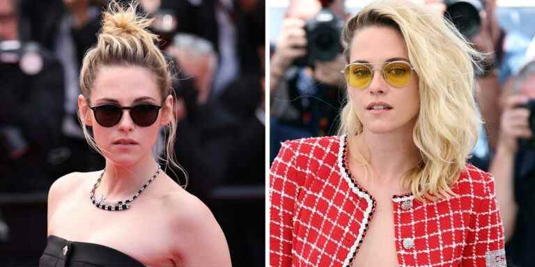 Kristen Stewart donne une tournure de rock star à une tenue classique de la princesse Diana