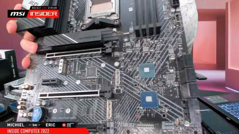 MSI présente le socket AM5 et les doubles chipsets de la plate-forme X670