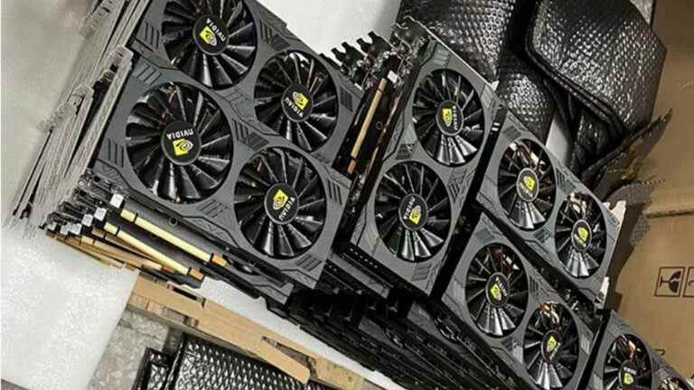 Les GPU mobiles Nvidia RTX 3070 réaménagés en cartes de bureau pour l’exploitation minière