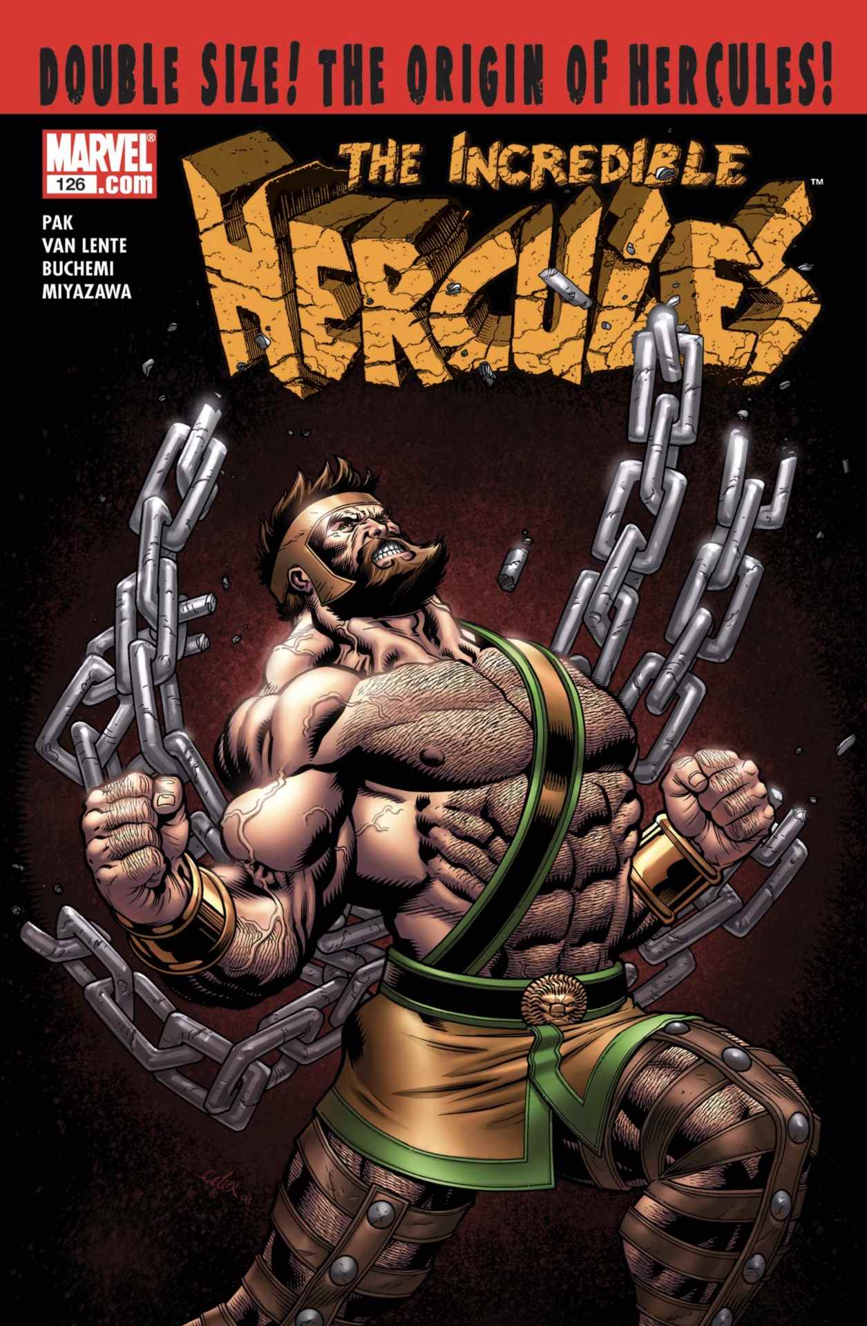 Couverture de l'Incroyable Hercule #126