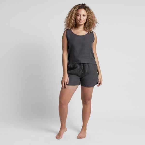 Short Parachute en lin pour femme