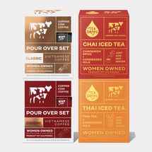 Copper Cow Coffee Le paquet café + thé