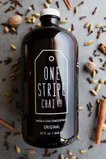 One Stripe Chai Co. Concentré de Chai non sucré, 32 oz.