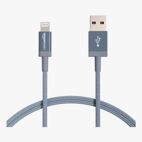 AmazonBasics Lot de 5 cordons en nylon USB-A vers Lightning de 0,9 m