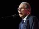 Wayne LaPierre, PDG de la National Rifle Association, prend la parole au NRA-ILA Leadership Forum lors de la convention annuelle de la NRA à Houston, le vendredi 27 mai 2022.