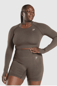 Haut court à manches longues Gymshark Vital Seamless 2.0