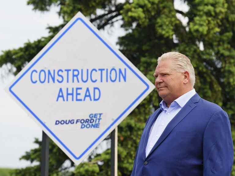 Doug Ford défend de ne pas visiter Ottawa pendant plus d’une semaine après la tempête