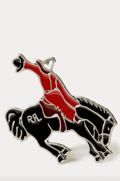 Broche émaillée Ralph Lauren Rodeo