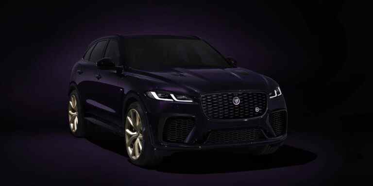 2023 Jaguar F-Pace SVR Edition 1988 est un hommage à la course violette