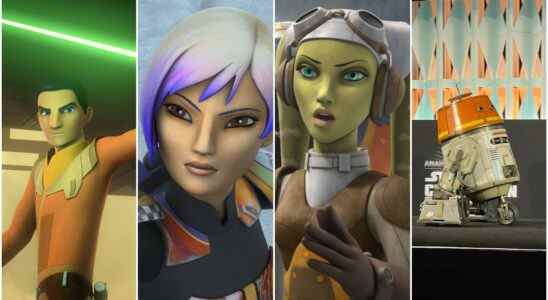 Ahsoka First Look taquine Ezra Bridger, Sabine Wren, Hera Syndulla et Chopper de Star Wars Rebels