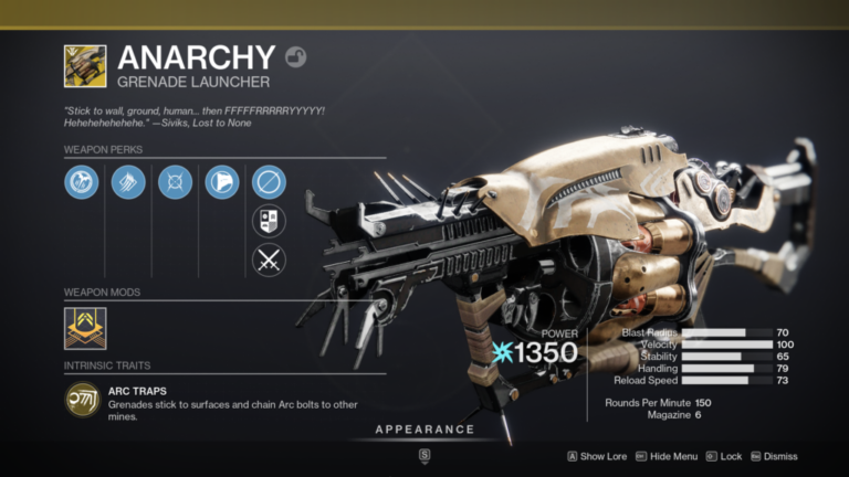 Anarchy Destiny 2 Bug – Inflige 500% de dégâts supplémentaires