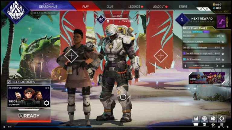 Apex Legends Saviors a ajouté des animations inactives super pertinentes

