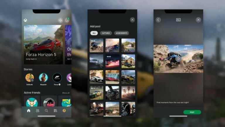 Application Xbox ajoutant une fonctionnalité d'histoires de style Instagram dans une nouvelle mise à jour
