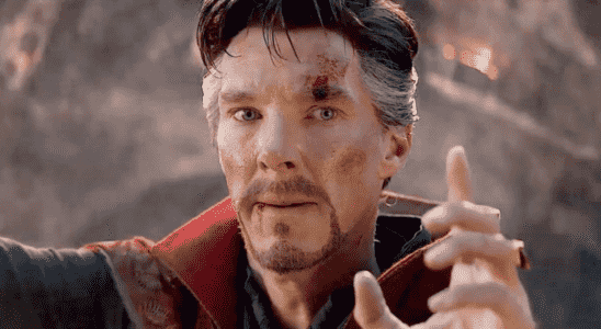 Benedict Cumberbatch as Doctor Strange in Avengers Infinity War