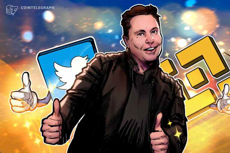 Binance engage 500 millions de dollars pour co-investir dans Twitter avec Elon Musk