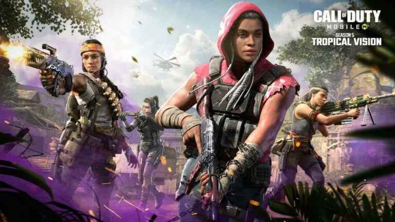 Call Of Duty Mobile Saison 5 : Heure de début et détails de Tropical Vision
