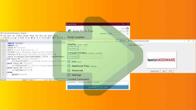 Comment créer des applications exécutables en Python