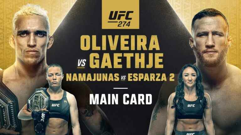 Comment regarder l’UFC 274 Oliveira vs Gaethje en direct en ligne