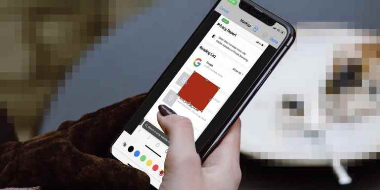 Comment utiliser le balisage pour censurer des photos et des captures d’écran sur un iPhone