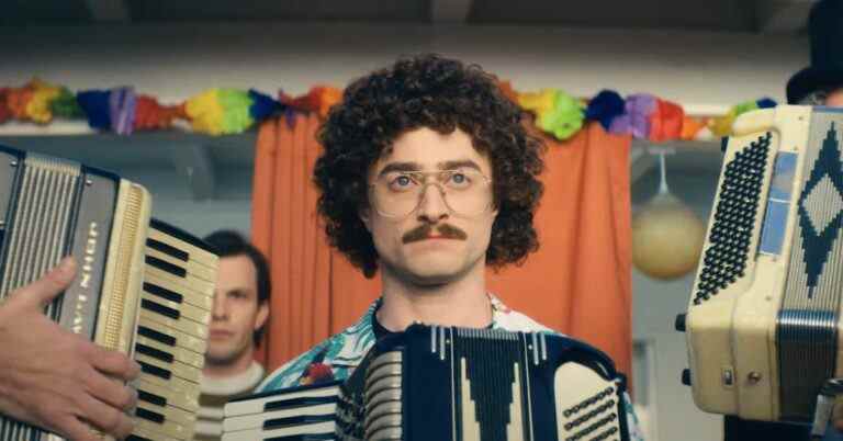 Daniel Radcliffe s'amuse clairement dans le film "Weird Al"
