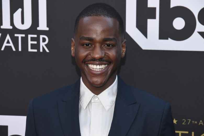 Ncuti Gatwa arrives at the 27th Annual Critics Choice Awards held at The Fairmont Century Plaza in Los Angeles, CA on Sunday, ​March 13, 2022. (Photo By Sthanlee B. Mirador/Sipa USA)(Sipa via AP Images)