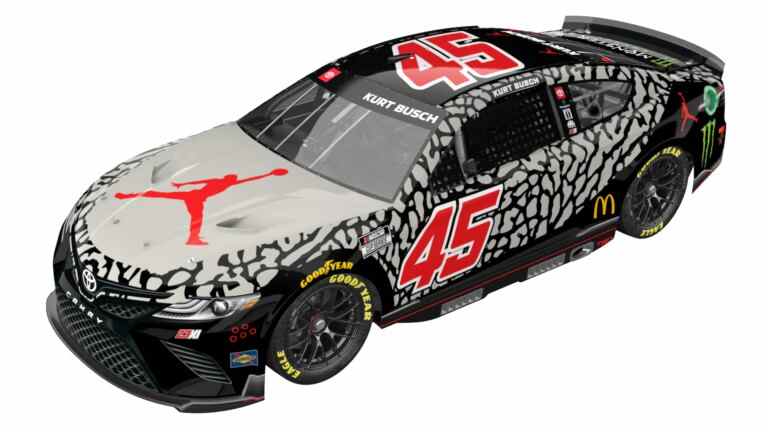 Elephant On The March : Découvrez la livrée Air Jordan 3 NASCAR de Kurt Busch