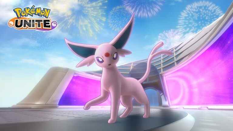 Espeon annoncé pour Pokemon Unite
