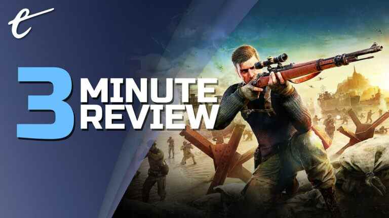 Examen de Sniper Elite 5 en 3 minutes - Atteindre toutes les cibles habituelles
