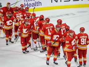 Les Flames de Calgary font face à ce qui est sans doute le patinage le plus important de la franchise depuis la finale de la Coupe Stanley 2004 alors qu'ils se préparent à accueillir les Stars de Dallas dans le match 7 de leur série de premier tour dimanche.