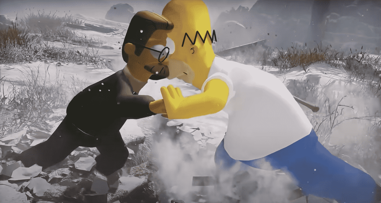 God of War rencontre les Simpsons Hit and Run dans un nouveau mod hilarant
