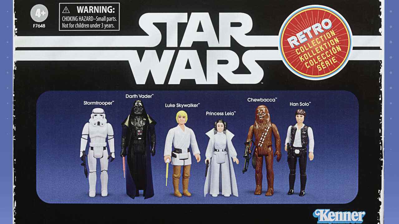 Hasbro réédite les tout premiers jouets Star Wars, avec un emballage rétro
