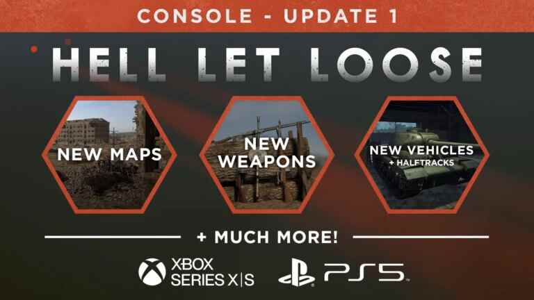 Hell Let Loose Console Update 1 Patch Preview dévoilé, ce 17 mai