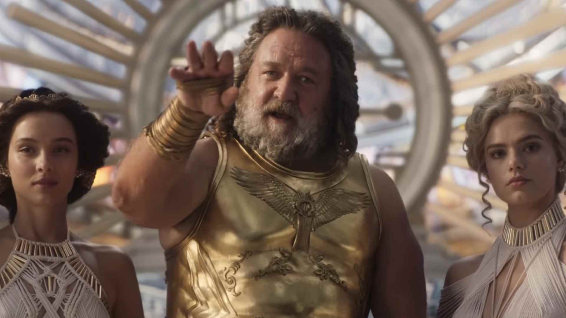 Zeus dans Thor : Amour et Tonnerre