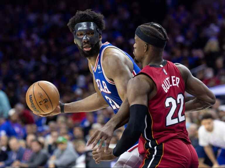 Joel Embiid revient alors que les 76ers déroutent Heat dans le troisième match