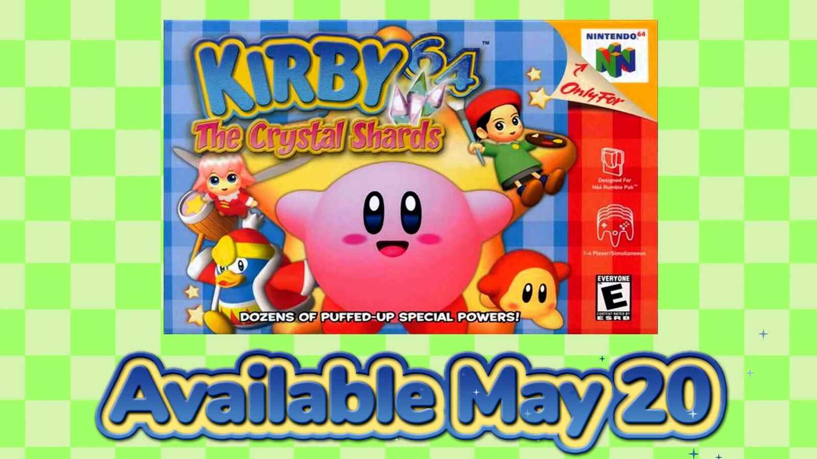 Kirby 64: The Crystal Shards arrive sur Nintendo Switch Online la semaine prochaine

