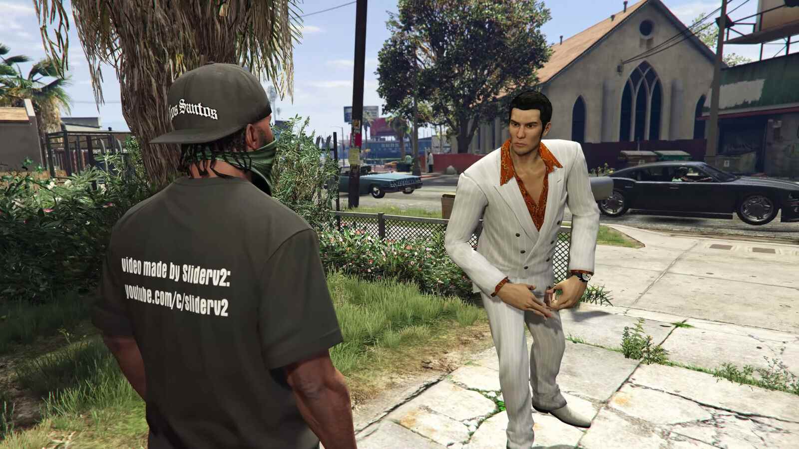 Kiryu de Yakuza rôtissant Franklin est un mème GTA à son plus doux

